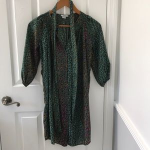 Bar III Button Up Dress with Belt